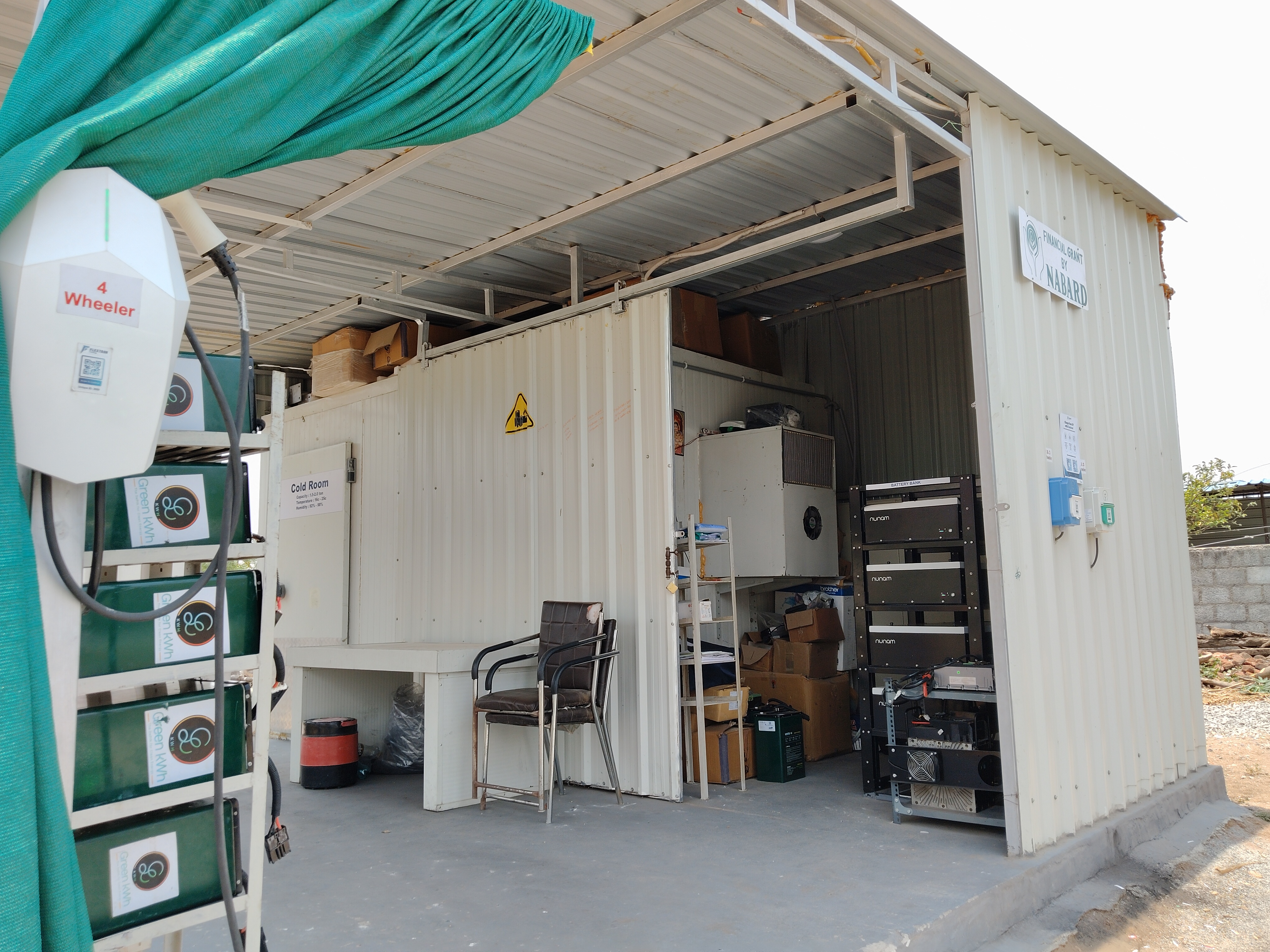 Green Swapping and Charging Stations